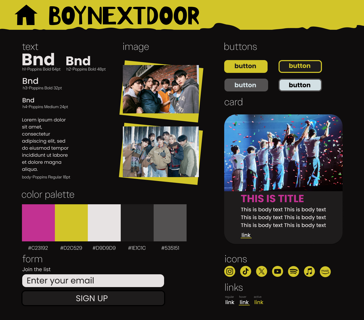 BoyNextDoor style tile
